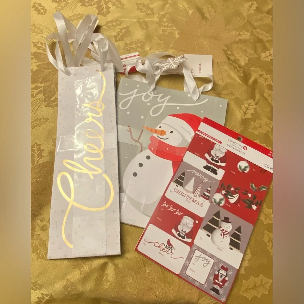 Christmas Holiday Bags and Tags